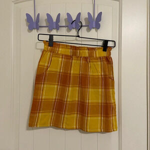 EUC‎ | Kensie Girl girl’s plaid ruffle waist miniskirt — size 10